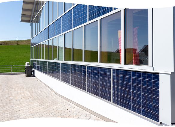 Solaranalage in der Fassade sun4energy ecopower gmbh