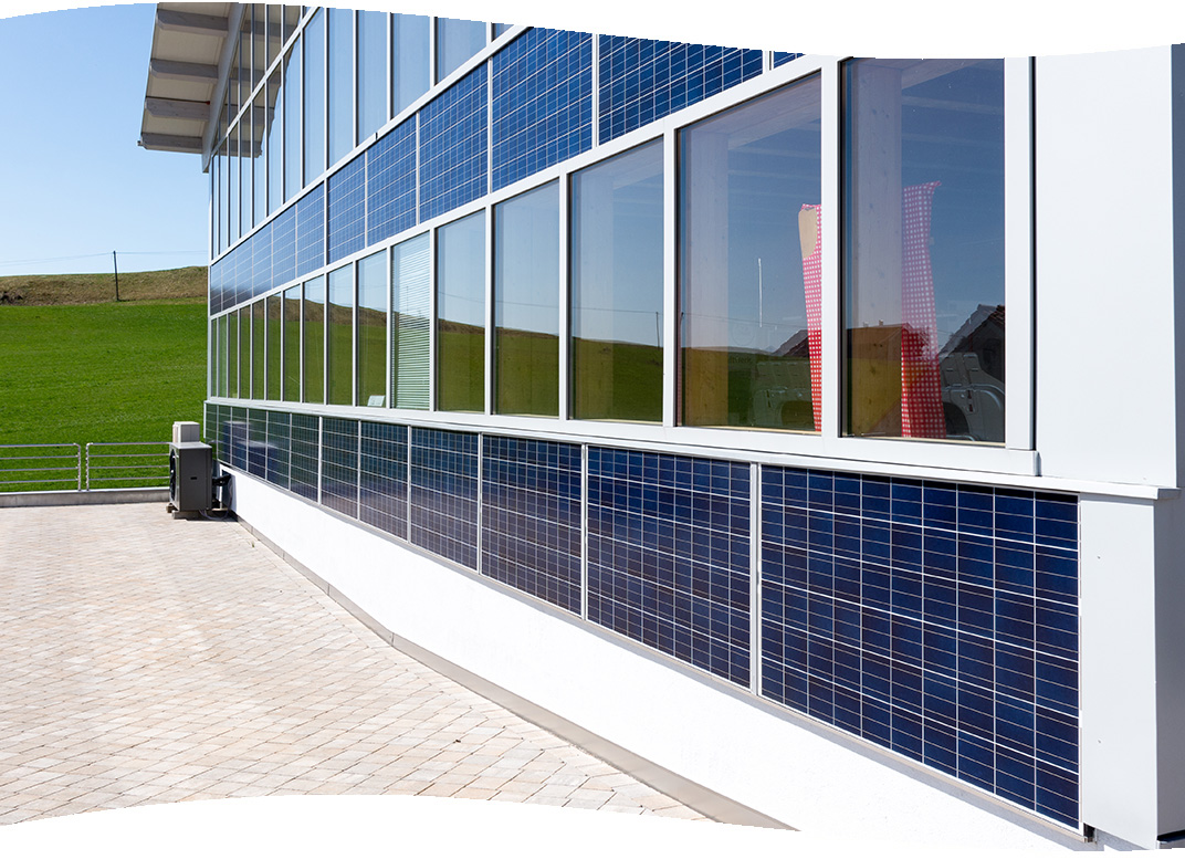 Solaranalage in der Fassade sun4energy ecopower gmbh