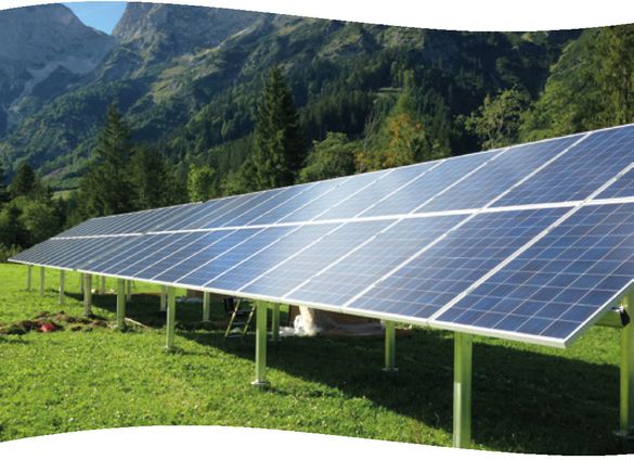 Freistehende Solaranlagen